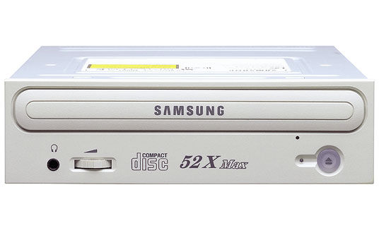 Samsung CDROM 52X BULK BLACK BEZEL 10-PACK optical disc drive Internal