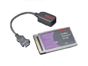 Acer 10 100MBPS ETHERNET TYPE II PC-CARD