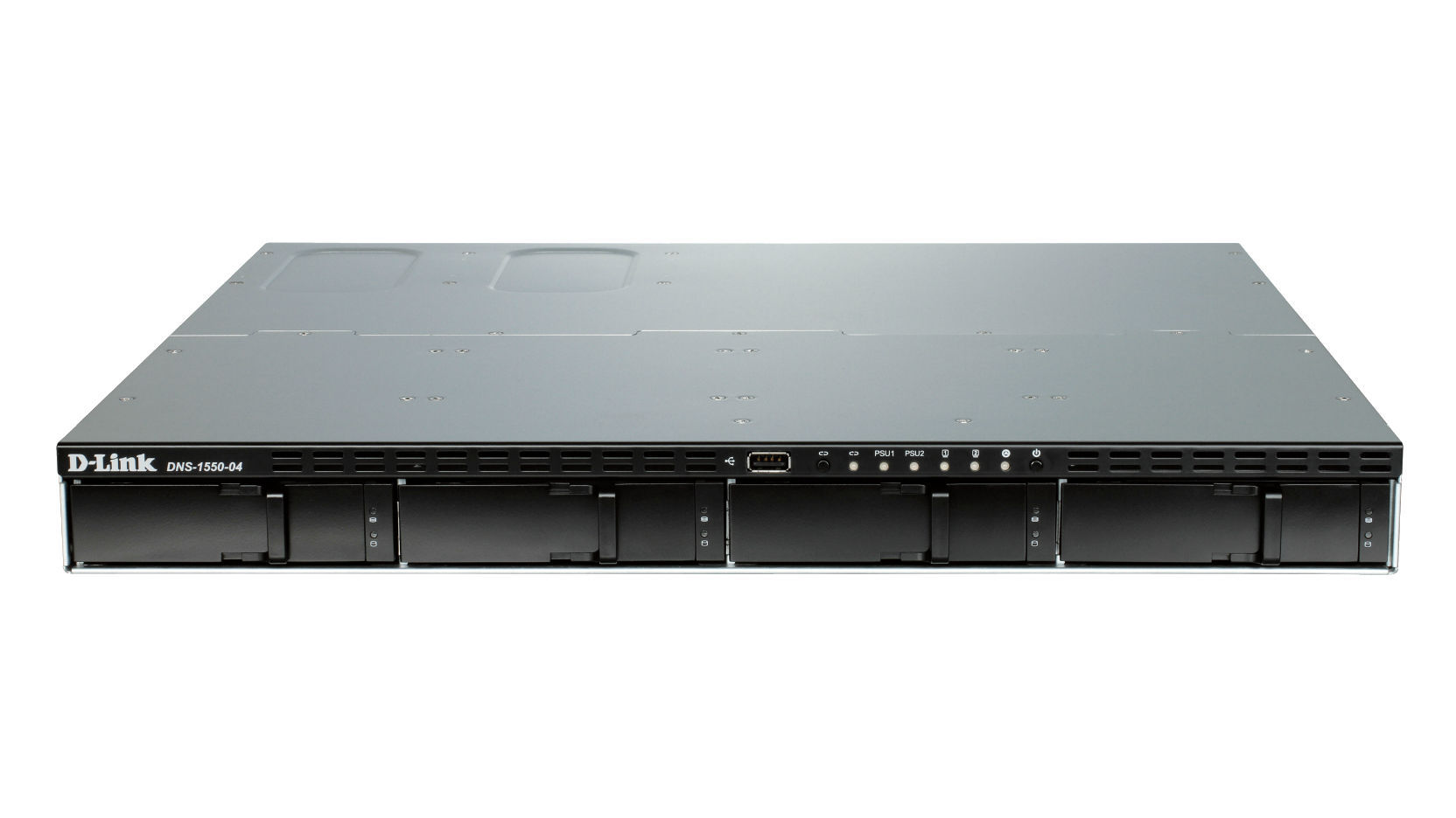D-Link DNS-1550-04 + 4X ST2000VN000 NAS/storage server Rack (1U) Intel Atom® D525 2 GB DDR2 8 TB HDD Black