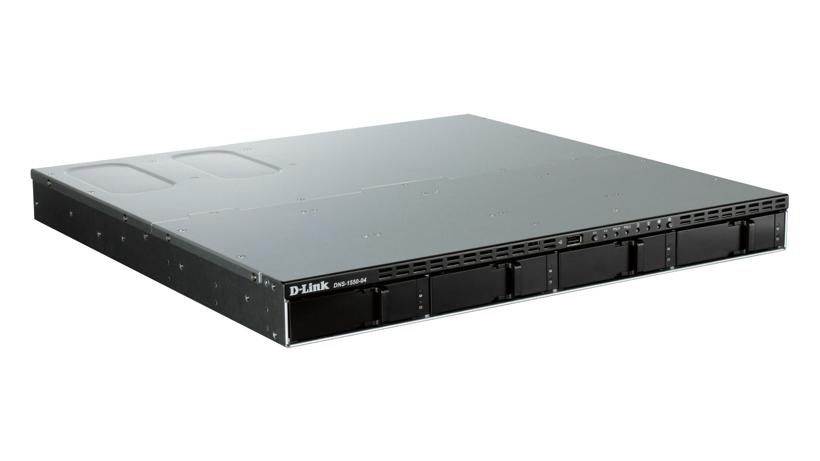 D-Link DNS-1550-04 + 4X ST2000VX000 NAS/storage server Rack (1U) Intel Atom® D525 2 GB DDR2 8 TB HDD Black