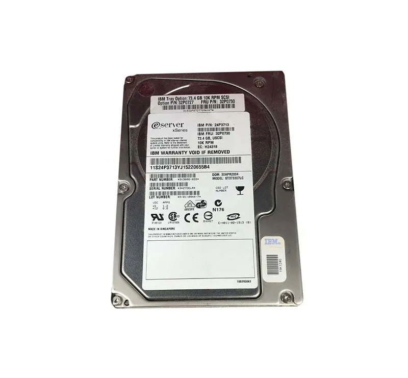 24P3713 - IBM 73.4GB 10000RPM SCSI 320MB/s 3.5-in Hard Drive