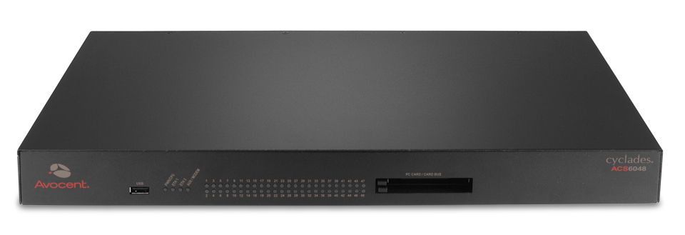 Vertiv ACS 6048 KVM switch Rack mounting Black