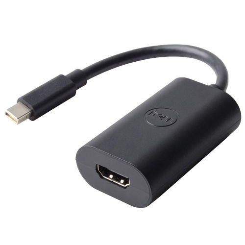 DELL 470-13629 video cable adapter Mini DisplayPort HDMI Type A (Standard) Black