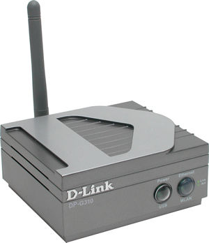 D-Link Wireless 802.11g USB print server Wireless LAN