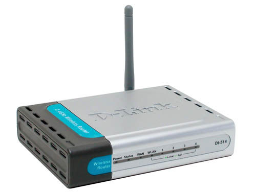 D-Link DI-514/E wireless router Fast Ethernet Black, Silver