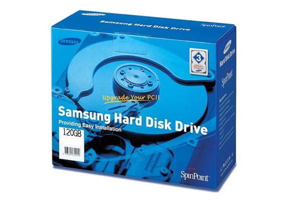 Samsung 120Gb SATA 1.0 150Mbps 7200rpm 8Mb internal hard drive Serial ATA