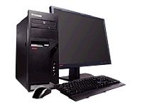 Lenovo ThinkCentre M58p Intel® Core™2 Duo E8400 2 GB DDR3-SDRAM 160 GB Intel® GMA 4500M Windows Vista Business Tower PC Black
