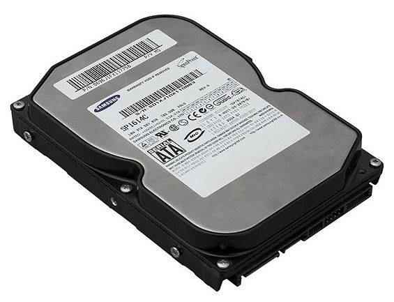 Samsung Spinpoint P SP1614C internal hard drive 160 GB 7200 RPM 8 MB 3.5" Serial ATA