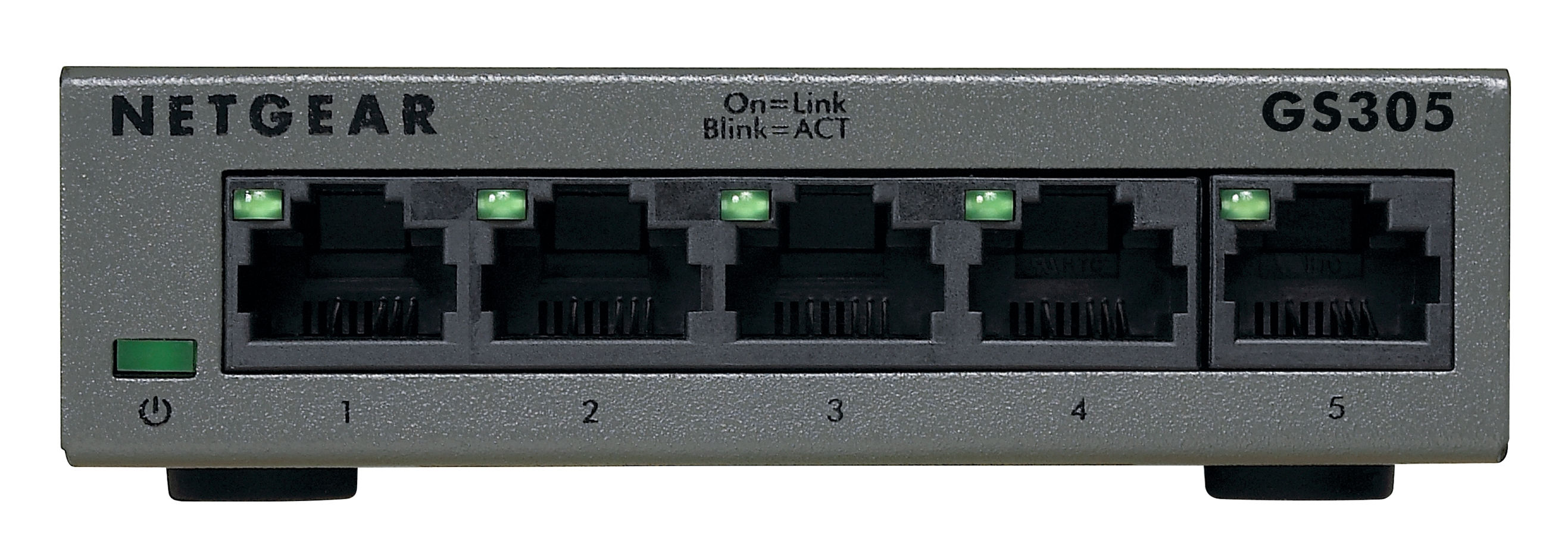 NETGEAR GS305 Unmanaged L2 Gigabit Ethernet (10/100/1000) Grey