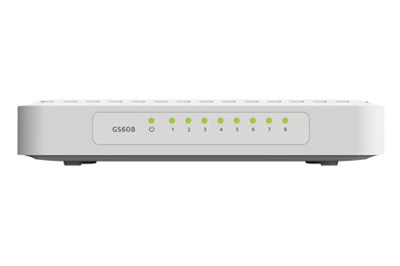 NETGEAR GS608 Unmanaged Gigabit Ethernet (10/100/1000) White