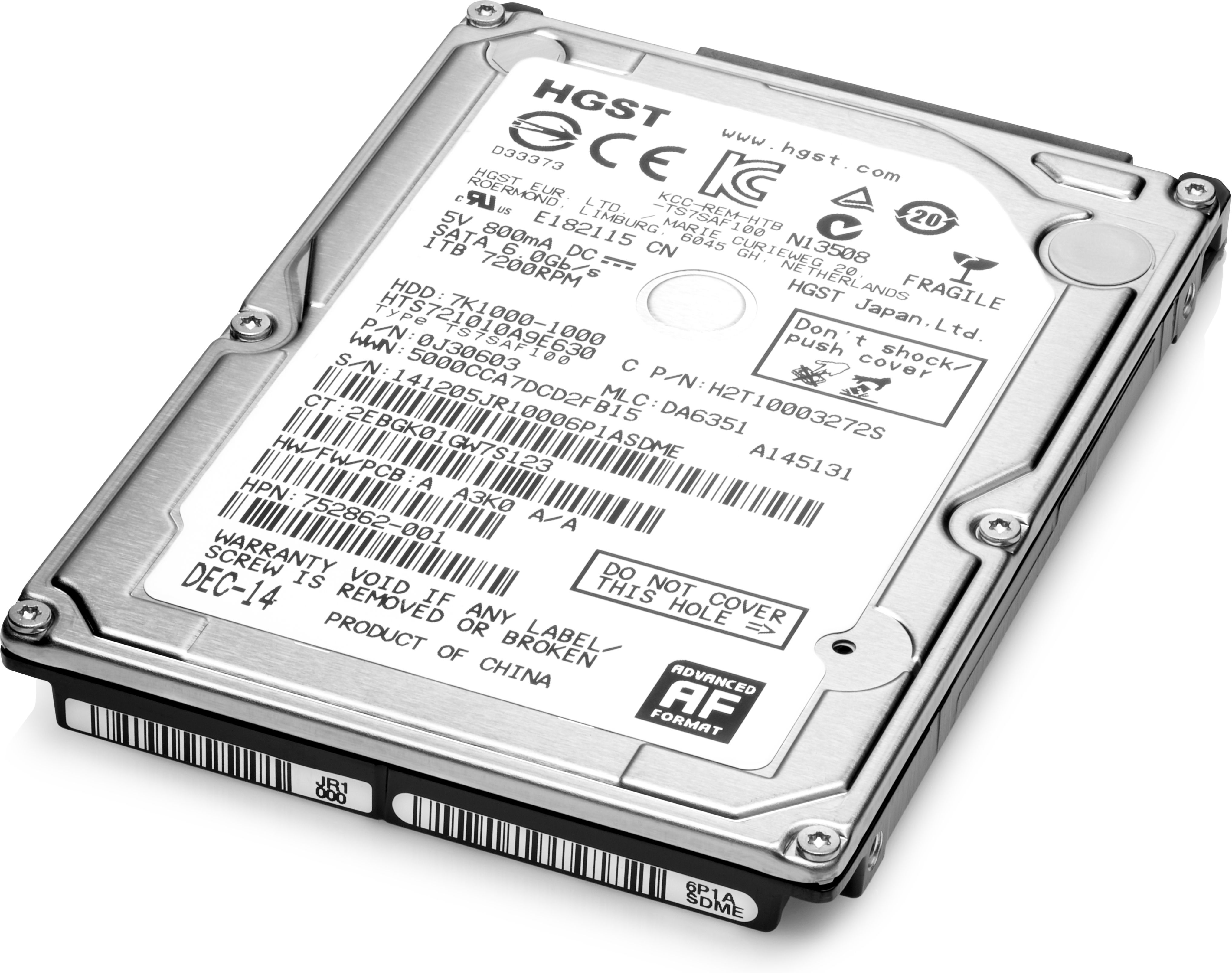 HP 1TB SATA 7200rpm Hard Drive