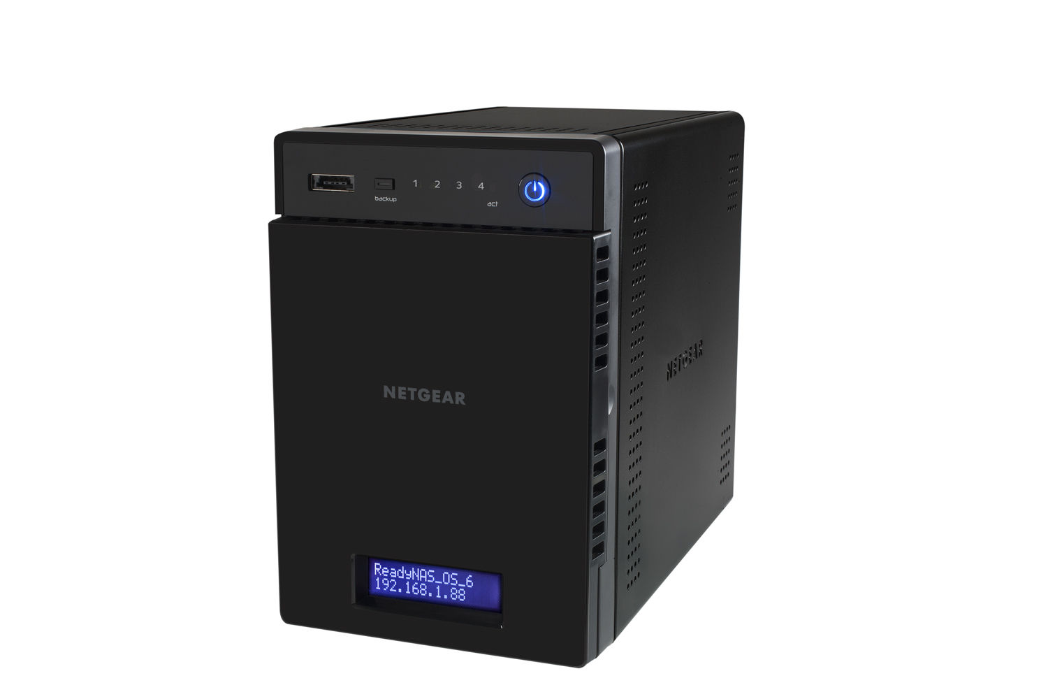 NETGEAR RN20442D NAS Compact ARM 2 GB 8 TB HDD ReadyNAS OS Black