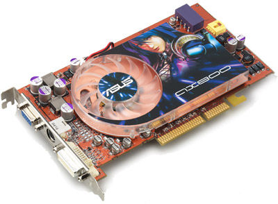 ASUS VGA AGP 256Mb AX800XT incl. WebC @