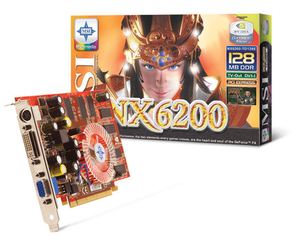 MSI Geforce 6200 128MB GDDR