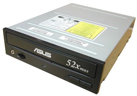ASUS CDR CD-S520 BLACK optical disc drive Internal