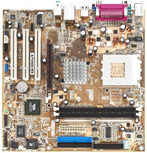 ASUS A7V400-MX motherboard micro ATX