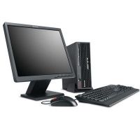 Lenovo ThinkCentre M57e Intel® Core™2 Duo E7200 1 GB DDR2-SDRAM 160 GB Intel® GMA 3100 Windows XP Professional Desktop PC Black