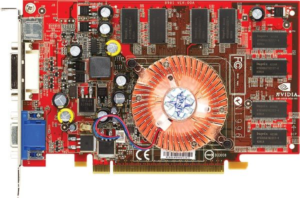 MSI NX6600-TD256E graphics card GDDR