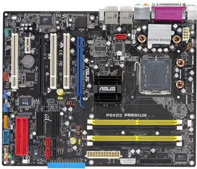 ASUS P5WD2 Premium Intel 955X-chipset LGA 775 (Socket T) ATX