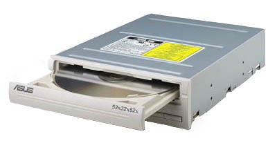 ASUS CD-RW CRW-5232AS Bulk optical disc drive Internal White