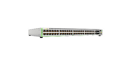 Allied Telesis GS948MPX Managed L3 Gigabit Ethernet (10/100/1000) Power over Ethernet (PoE) Green, Grey