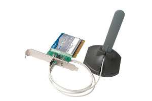 D-Link PCI Bus 802.11a b g wireless adapter 100 Mbit/s