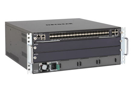 NETGEAR M6100-44GF3 Managed Gigabit Ethernet (10/100/1000) 4U Black, Grey