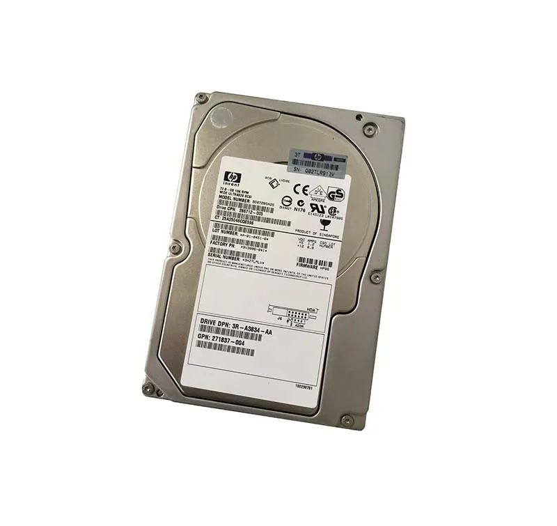 286712-005 - HP 72.8GB 10000RPM SCSI 320MB/s 3.5-in Hard Drive