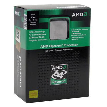 Fujitsu AMD Opteron 252 (2.6 GHz) processor 1 MB L2 Box