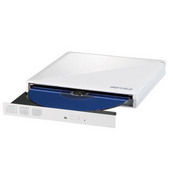 Buffalo MediaStation™ 8x Ultra-Slim Portable DVD Writer optical disc drive Internal White