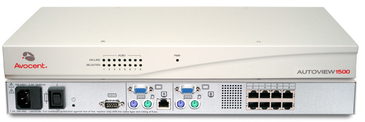 Vertiv AutoView 1500 KVM switch White