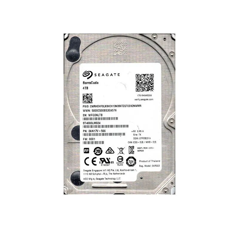 Seagate BarraCuda 4TB 5400RPM SATA 6Gb/s 128MB Cache 2.5-inch Hard Drive
