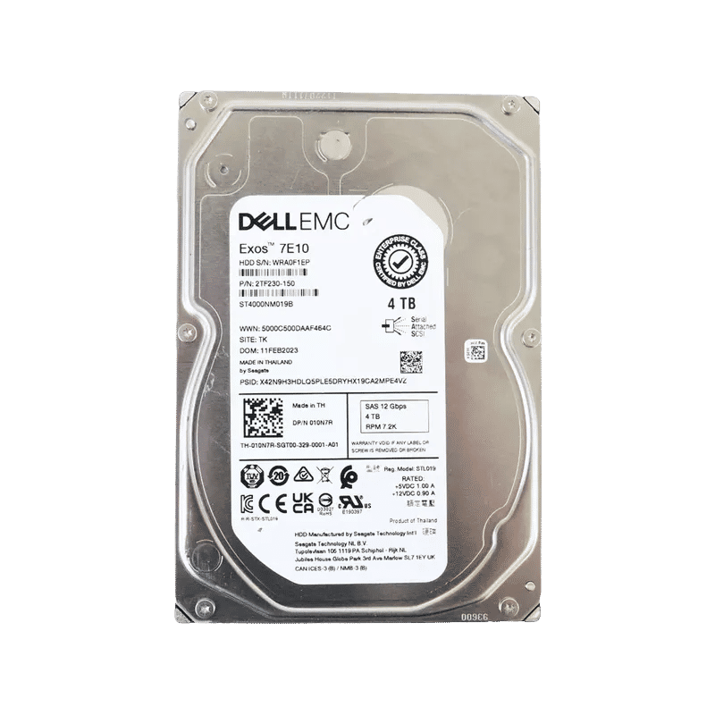 2TF230-150 - Seagate Exos 7E10 4TB 7200RPM SAS 3.5-Inch Hard Drive