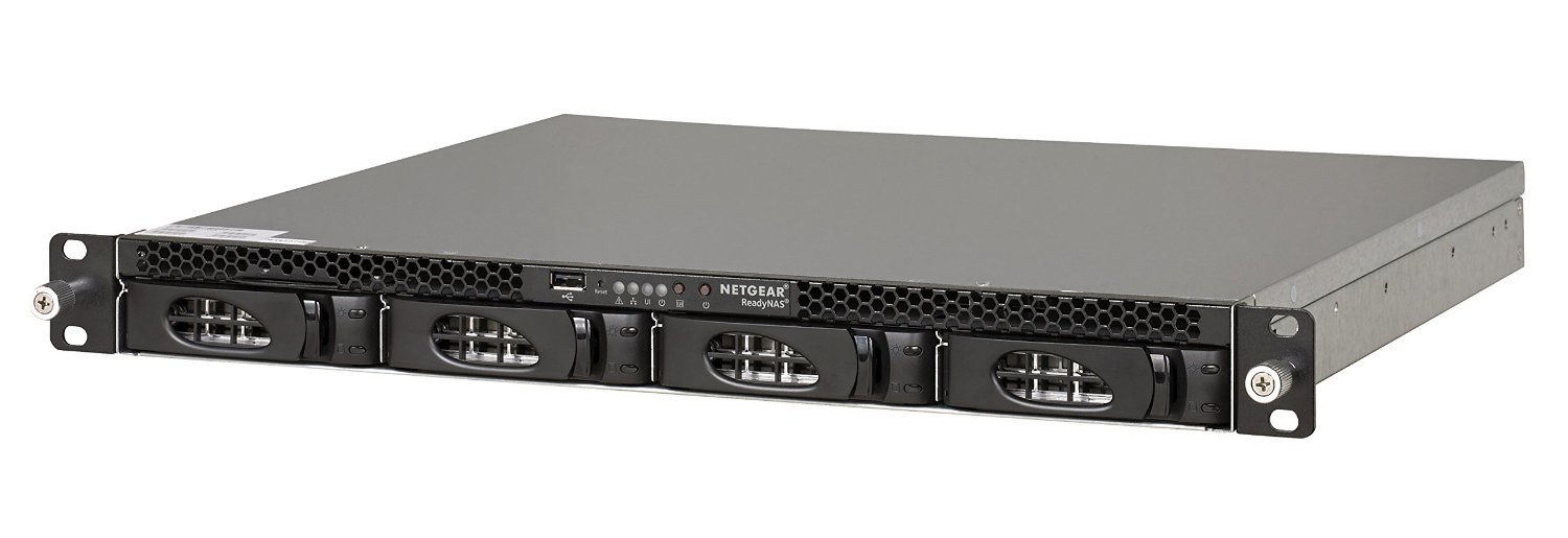 NETGEAR ReadyNAS 3138 NAS Rack (1U) Intel Atom® C2558 4 GB 0 TB Black