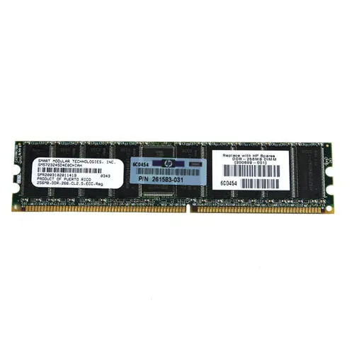 300699-001 - HP 256MB DDR 266MHz ECC RDIMM 2.5V 184-Pin Memory Module
