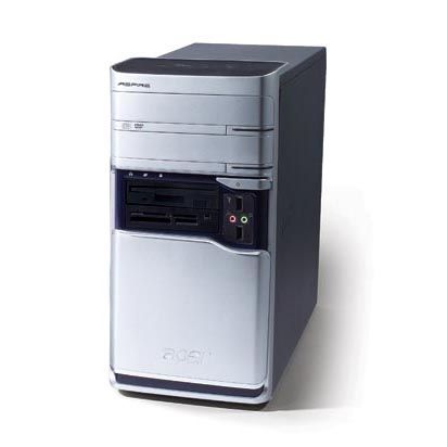 Acer Aspire E300 Ath64 3400+ 1024MB 160GB AZB AMD Athlon 3400+ 1 GB DDR-SDRAM NVIDIA GeForce 6200 SE Tower PC