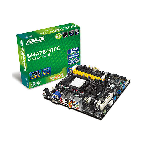 ASUS M4A78-HTPC motherboard AMD 780G Socket AM3 micro ATX