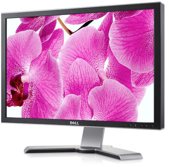 DELL UltraSharp 2408WFP computer monitor 61 cm (24") 1920 x 1200 pixels Full HD Black