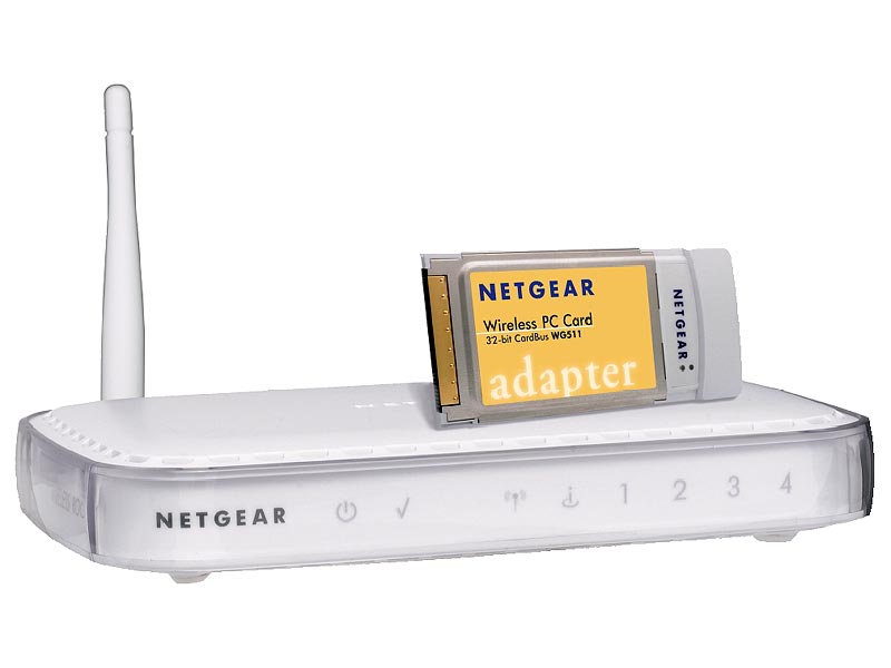 NETGEAR 54 Mbps and PC Card Kit wireless router