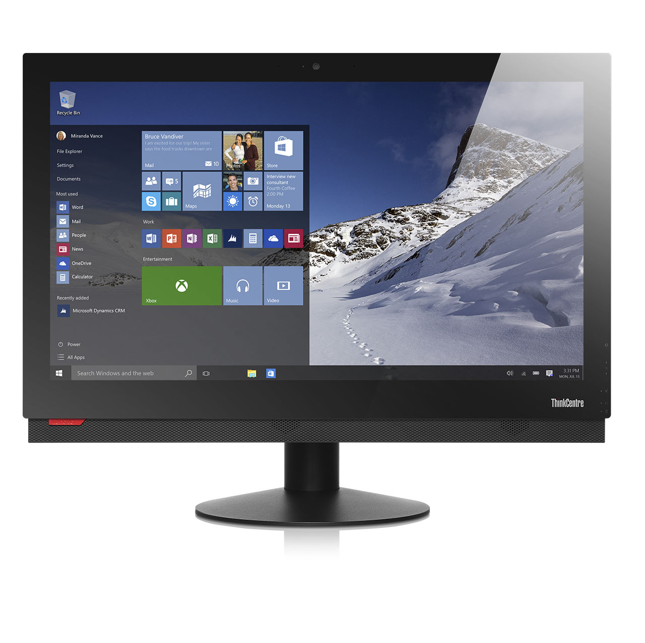 Lenovo ThinkCentre M900z Intel® Core™ i5 i5-6500 60.5 cm (23.8") 1920 x 1080 pixels All-in-One PC 4 GB DDR4-SDRAM 500 GB HDD Windows 7 Professional Wi-Fi 5 (802.11ac) Black