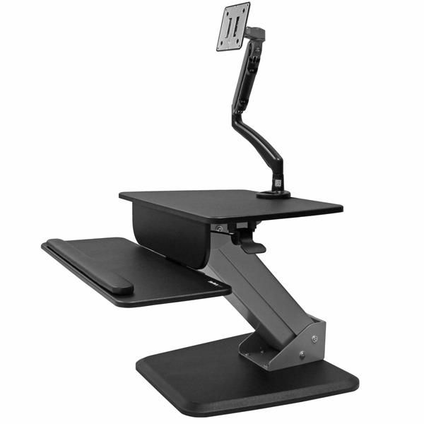 StarTech.com Sit-to-stand Workstation with Articulating Monitor Arm