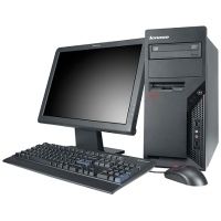 Lenovo ThinkCentre A62 AMD Athlon X2 5000B 1 GB DDR2-SDRAM 160 GB AMD Radeon HD 3100 Windows Vista Business Desktop PC Black