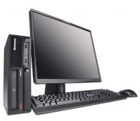 Lenovo ThinkCentre M57e Intel® Core™2 Duo E7300 1 GB DDR2-SDRAM 160 GB Intel® GMA 3100 Windows XP Professional Desktop PC Black