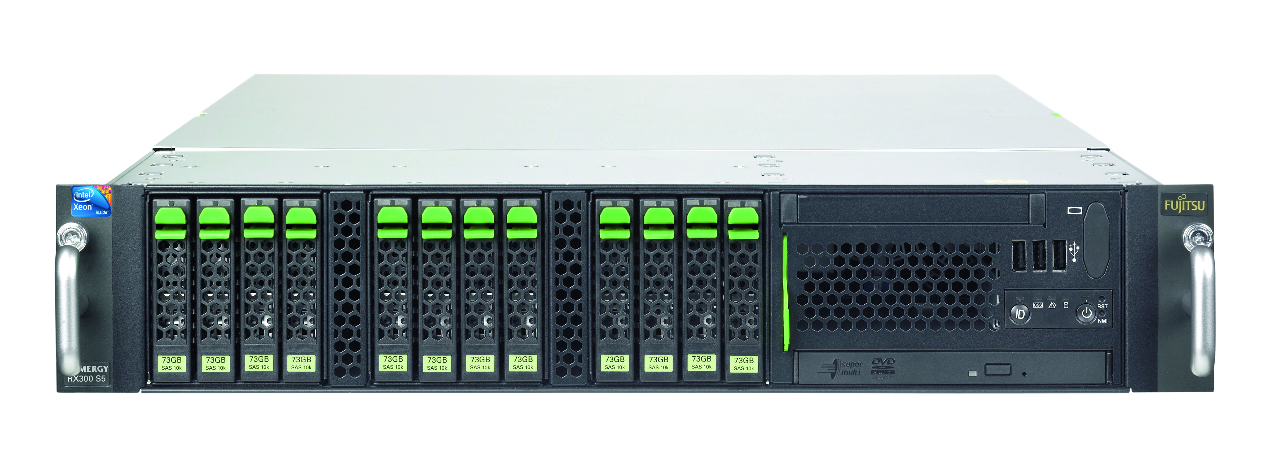 Fujitsu PRIMERGY RX300 S5 server 0 GB Rack (2U) Intel® Xeon® 5000 Sequence E5504 2 GHz 2 GB DDR3-SDRAM