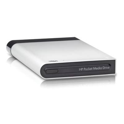 HP 250GB Pocket Media Drive + Universal Nylon Case external hard drive 5400 RPM 2.5"