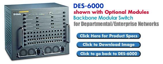 D-Link Modularized Switch for Departmental/Enterprise Networks