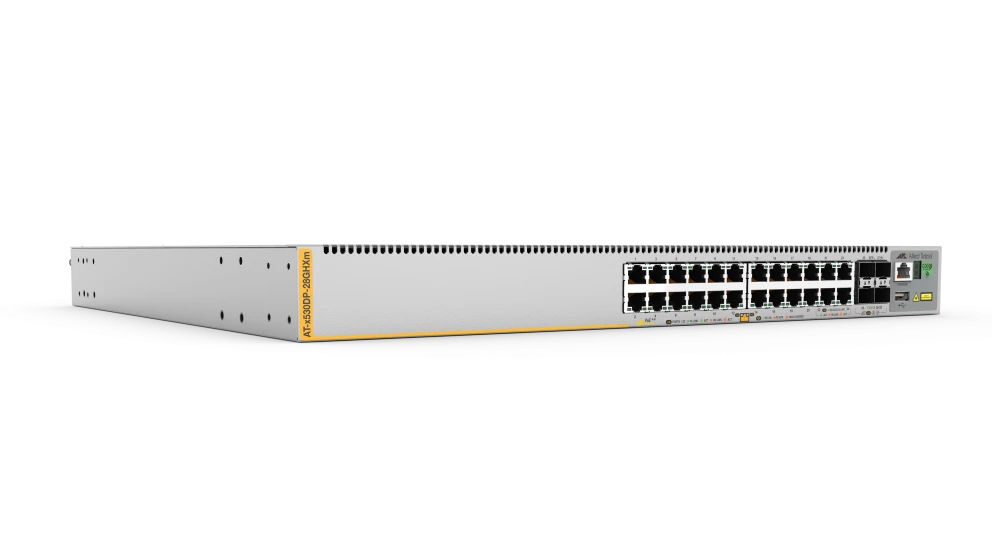 Allied Telesis AT-X530DP-28GHXM-B01 network switch Managed L3 5G Ethernet (100/1000/5000) Power over Ethernet (PoE) Grey