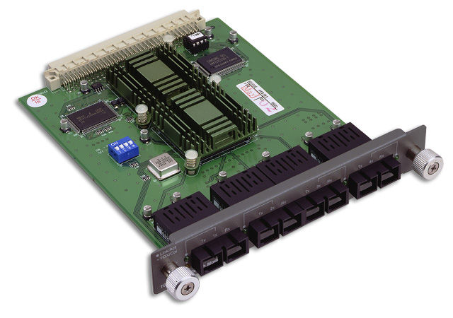 D-Link 4-port 100Base-FX Fiber Module network switch component