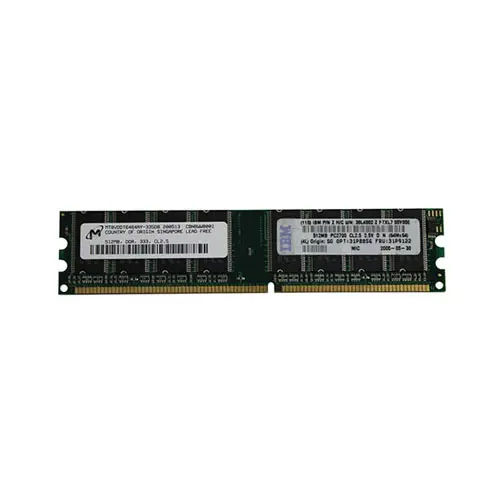 31P9122 - IBM 512MB UDIMM 184-Pin Memory Module