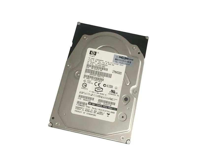 321499-002 - HP 72.8GB 15000RPM SCSI 320MB/s 3.5-in Hard Drive